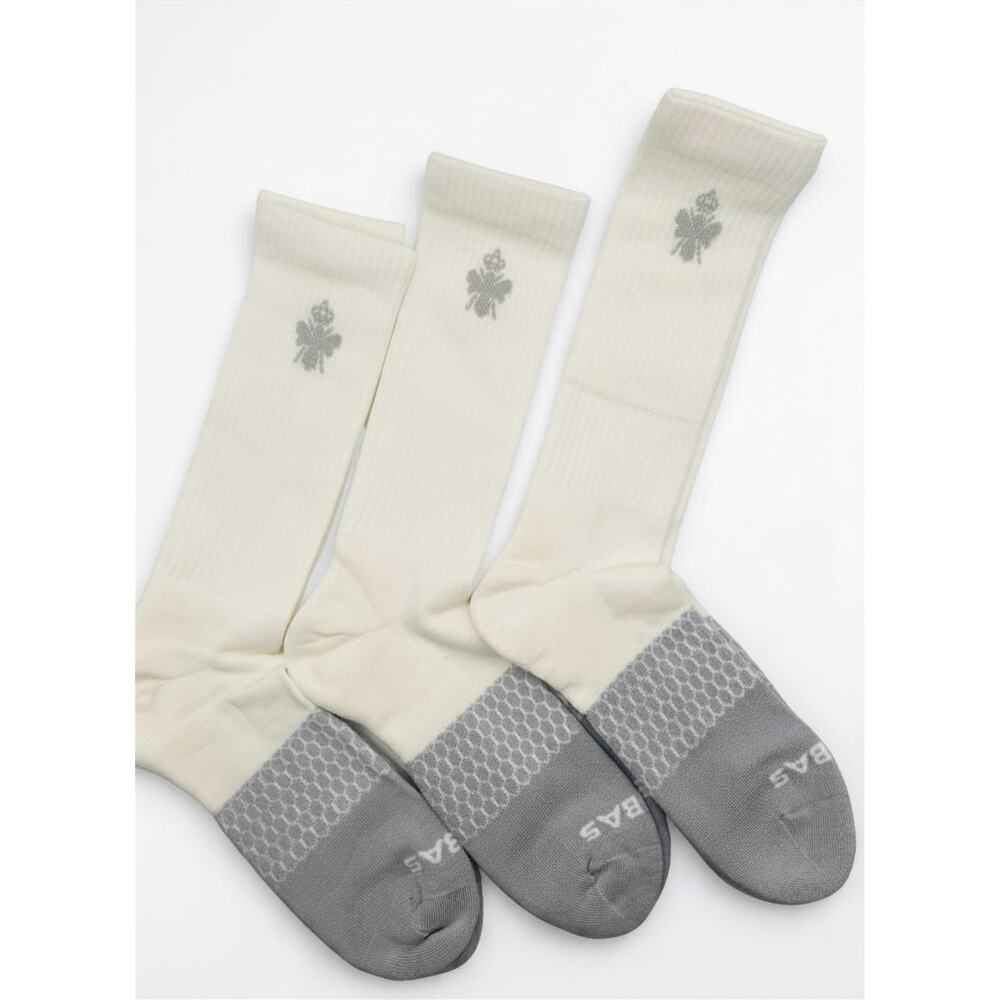 3 Pairs Bombas Daily Crew Socks Size Large 8-12
